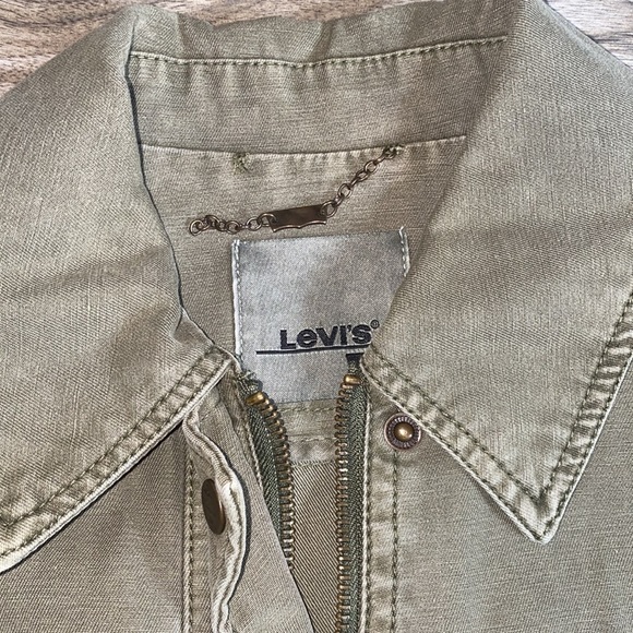 Levi Green Denim Jacket - Picture 3 of 6